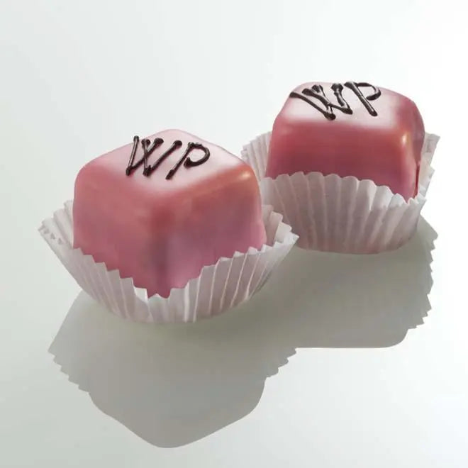 Original Wiener Punschkrapfen 4er Box klassisch im Holzkistchen